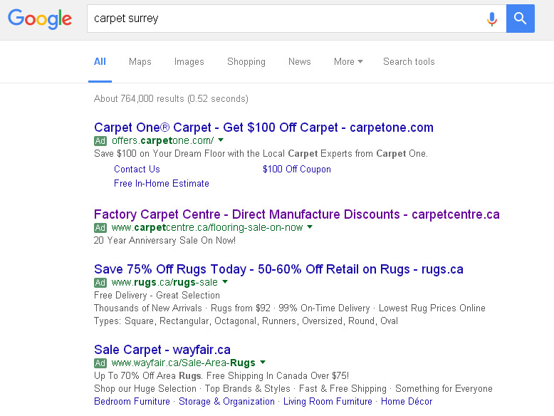 google-adwords-results